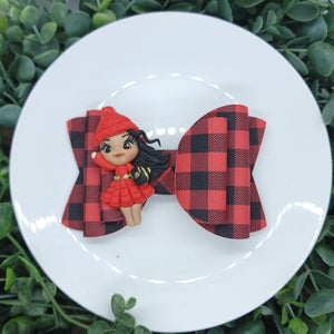 5" Christmas Bow with Character
