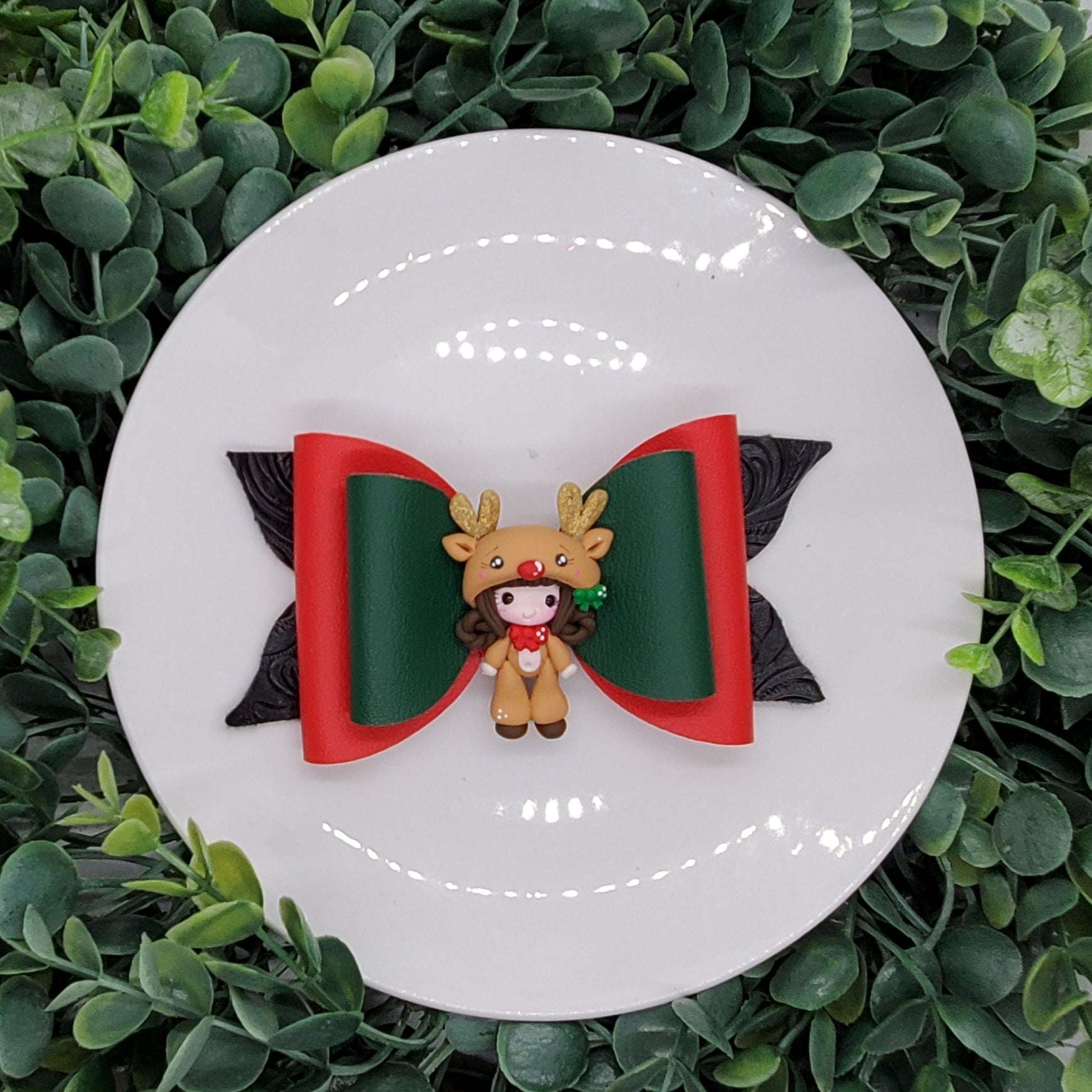 5" Christmas Bow with Characters